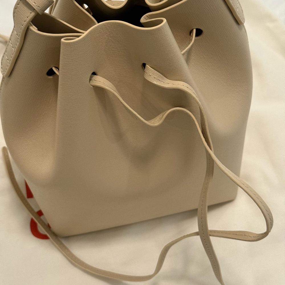 Mansur Gavriel Mini Bucket Bag Dune Ivory Cream - Picture 6 of 11
